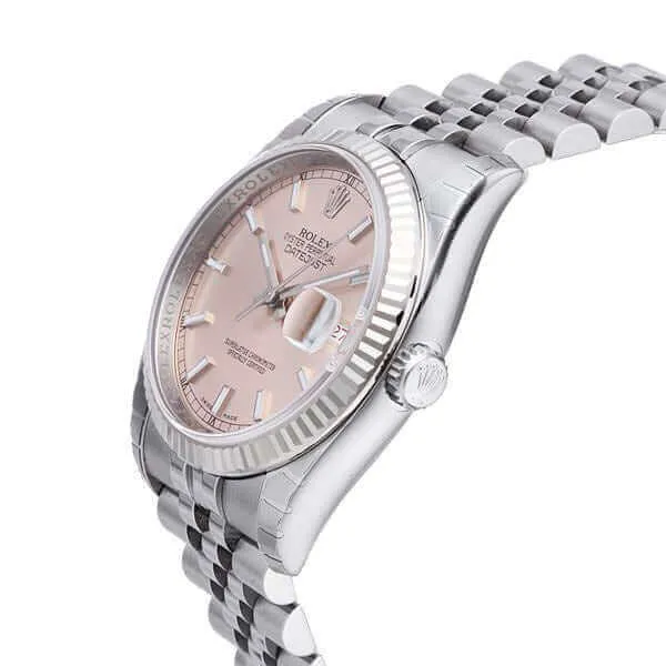 Rolex Datejust 36 116234 Pink Index Jubile-Band