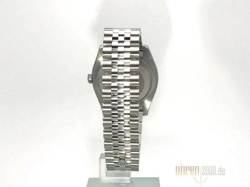 Rolex Datejust 36 116234 Rhodium Wave Diamant Jubile-Band