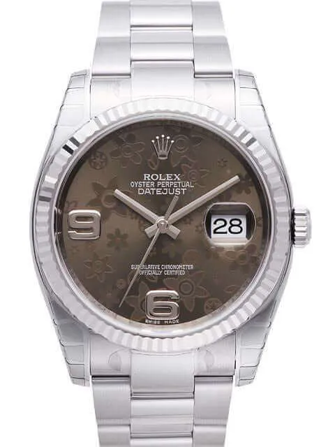 Rolex Datejust 36 116234 Bronze Floral
