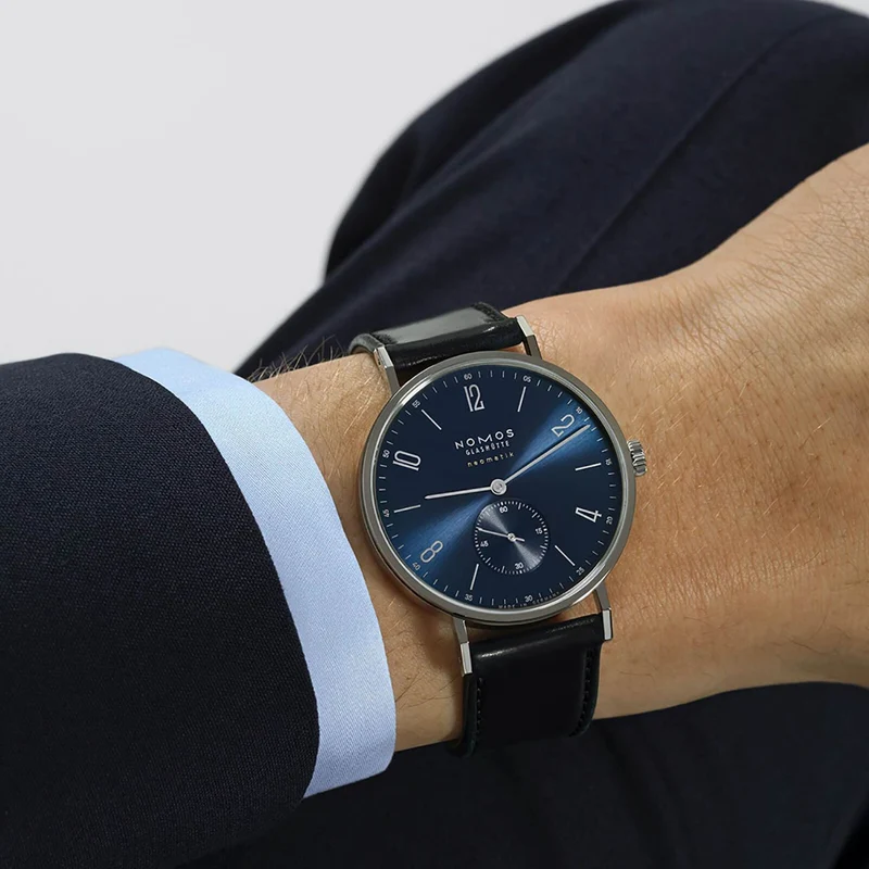 NOMOS Tangente Neomatik 39 Blue Gold NOMOS146