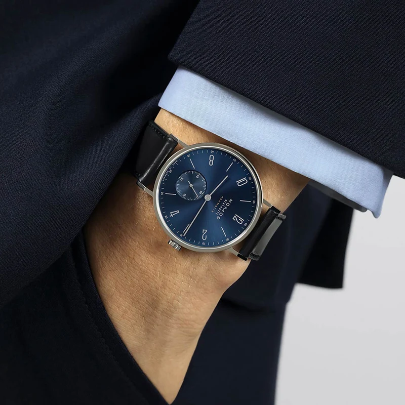 NOMOS Tangente Neomatik 39 Blue Gold NOMOS146