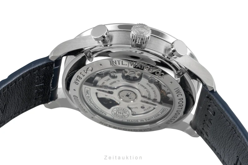 IWC Portugieser chronograph steel automatic men's watch IW371606 LP: 9100EUR [2600368]
