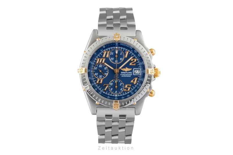 Breitling Chronomat chronograph steel / gold automatic men's watch B13350 [2600035]