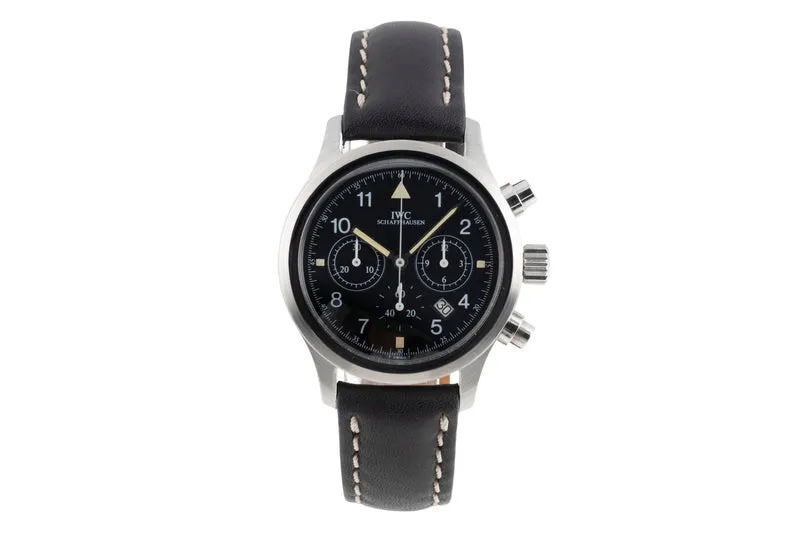 IWC Fliegerchronograph chronograph steel quartz men's watch IW374101 [2505844]