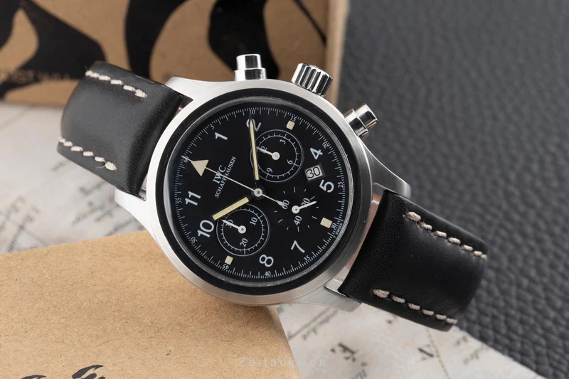 IWC Fliegerchronograph chronograph steel quartz men's watch IW374101 [2505844]