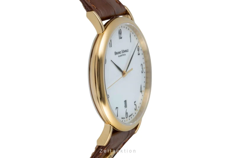 Bruno Söhnle Glashütte Nabucco gilt / steel quartz men's watch 17-33085-921 [2600643]