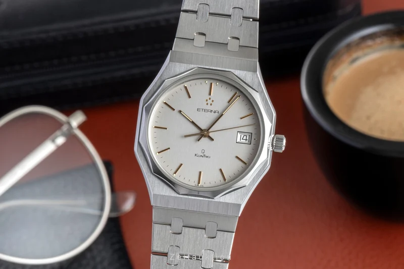 Eterna Kontiki steel quartz men's watch 184.6459.41 [2600061]