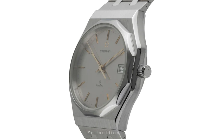 Eterna Kontiki steel quartz men's watch 184.6459.41 [2600061]