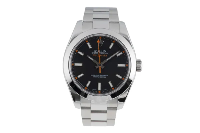 Rolex Milgauss steel automatic men's watch 116400 [2600306]
