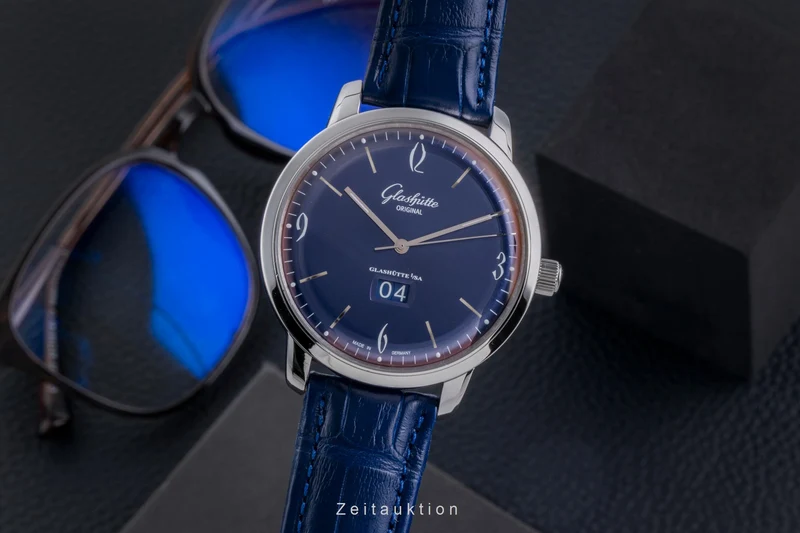 Glashütte Sixties steel automatic men's watch 39-47-06-02-04 LP: 8800EUR [2600122]