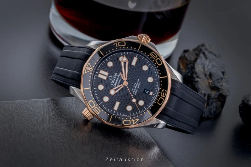 Omega Seamaster steel / gold automatic men's watch 210.22.42.20.01.002 LP: 9100EUR [2507334]
