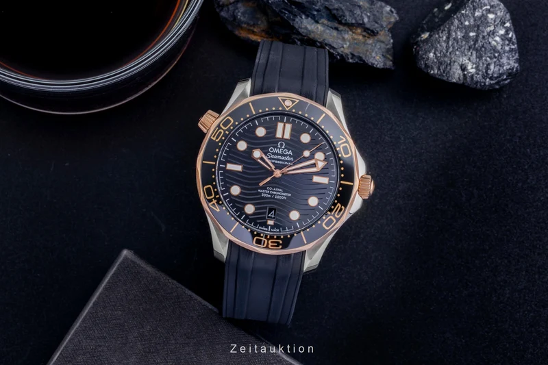 Omega Seamaster steel / gold automatic men's watch 210.22.42.20.01.002 LP: 9100EUR [2507334]