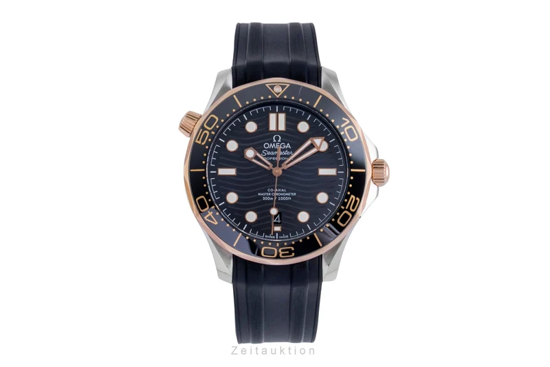Omega Seamaster steel / gold automatic men's watch 210.22.42.20.01.002 LP: 9100EUR [2507334]