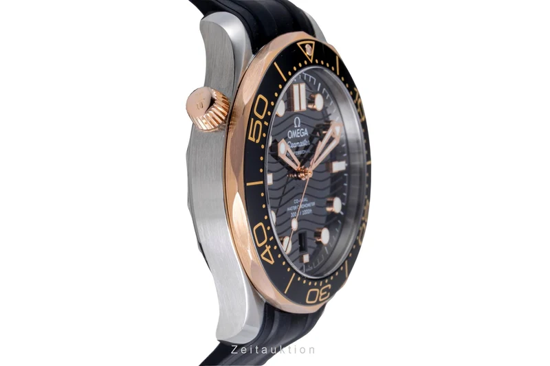 Omega Seamaster steel / gold automatic men's watch 210.22.42.20.01.002 LP: 9100EUR [2507334]