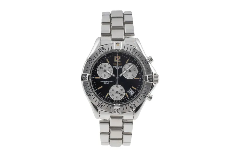 Breitling Colt Chronograph chronograph steel quartz men's watch A53035 [2600503]