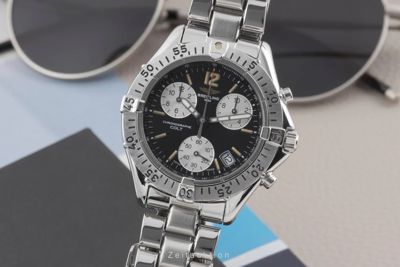 Breitling Colt Chronograph chronograph steel quartz men's watch A53035 [2600503]