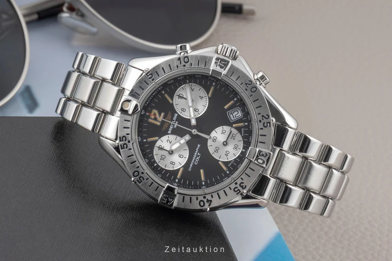 Breitling Colt Chronograph chronograph steel quartz men's watch A53035 [2600503]