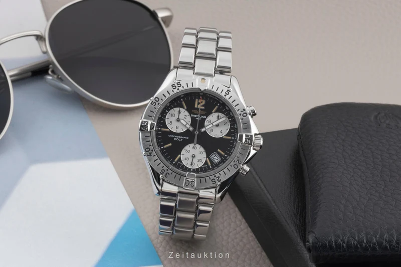 Breitling Colt Chronograph chronograph steel quartz men's watch A53035 [2600503]