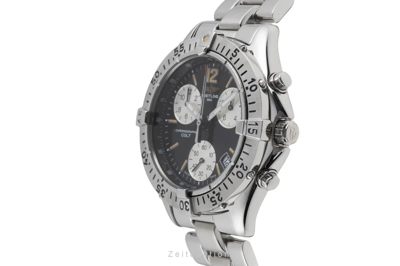 Breitling Colt Chronograph chronograph steel quartz men's watch A53035 [2600503]