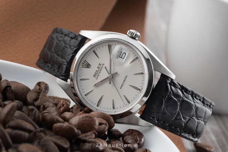 Rolex Oysterdate steel manual winding men's watch 6694 Vintage [2600377]
