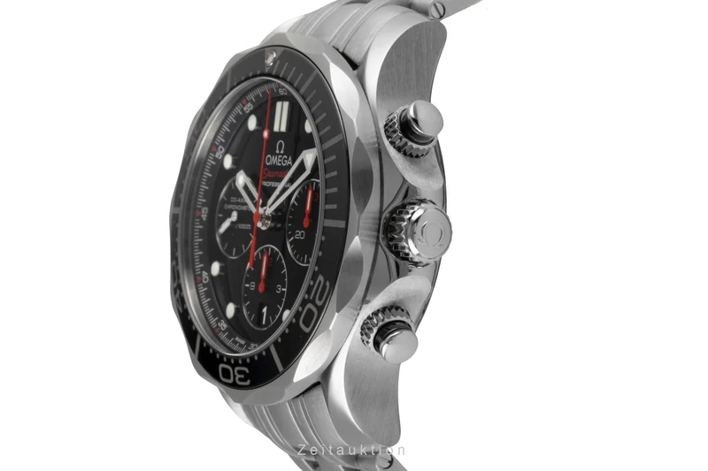 Omega Seamaster chronograph steel automatic men's watch 212.30.44.50.01.001 LP: 9300EUR [2600487]