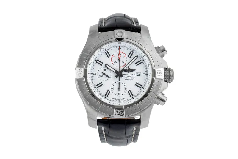 Breitling Super Avenger chronograph steel automatic men's watch A13375 Limited [2600466]