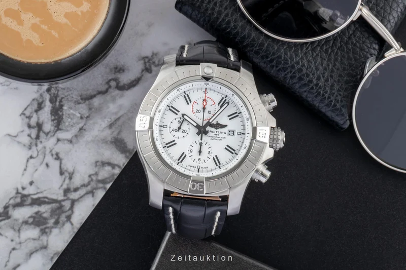 Breitling Super Avenger chronograph steel automatic men's watch A13375 Limited [2600466]