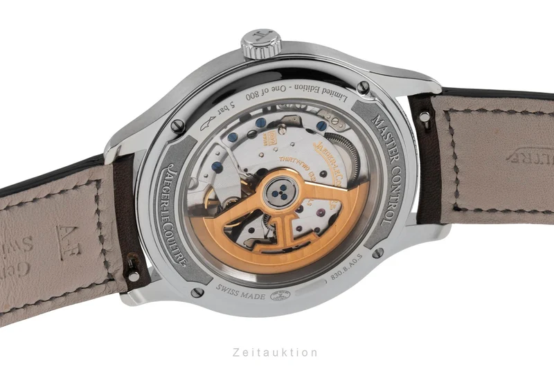 Jaeger LeCoultre Master Control steel automatic men's watch Q4018480 , 830.8.A0.S LP: 10300EUR Limited [2600702]