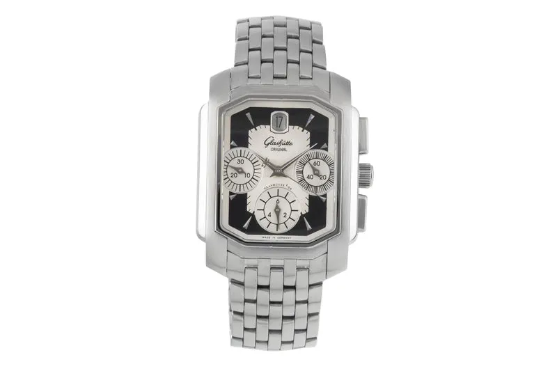 Glashütte Senator chronograph steel automatic men's watch 39-32-17-04-04 [2507367]
