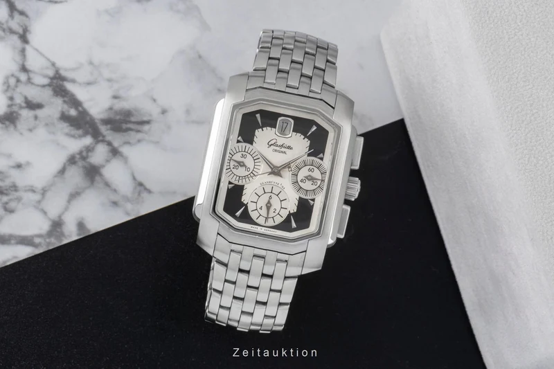 Glashütte Senator chronograph steel automatic men's watch 39-32-17-04-04 [2507367]