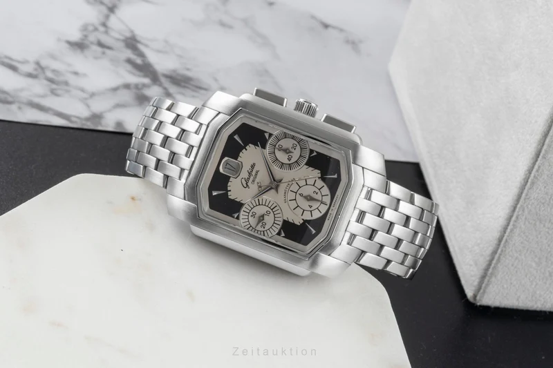 Glashütte Senator chronograph steel automatic men's watch 39-32-17-04-04 [2507367]