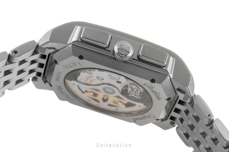 Glashütte Senator chronograph steel automatic men's watch 39-32-17-04-04 [2507367]