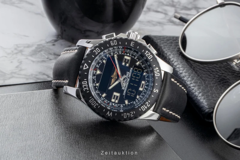 Breitling Airwolf chronograph steel quartz men's watch A78364 LP: 3700EUR [2600132]