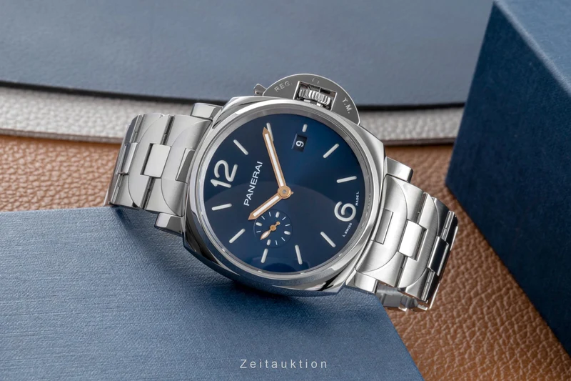Panerai Luminor steel automatic men's watch PAM01124 LP: 8200EUR [2600528]