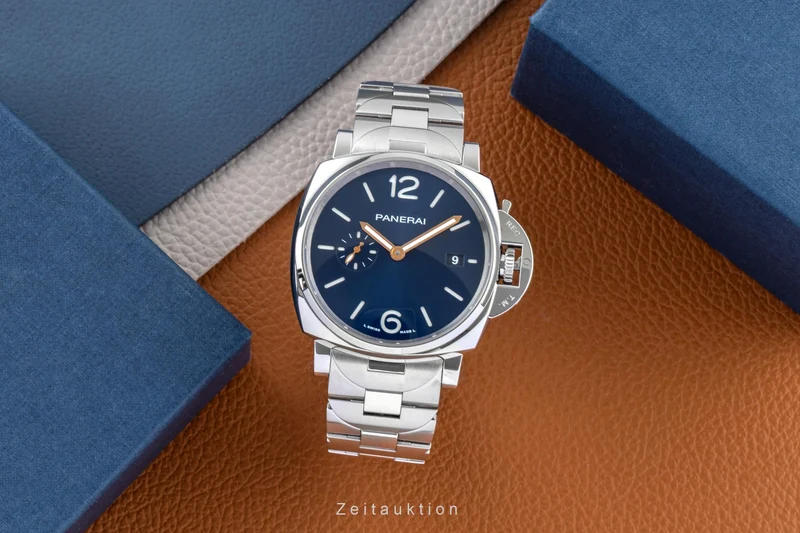 Panerai Luminor steel automatic men's watch PAM01124 LP: 8200EUR [2600528]