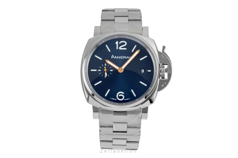 Panerai Luminor steel automatic men's watch PAM01124 LP: 8200EUR [2600528]