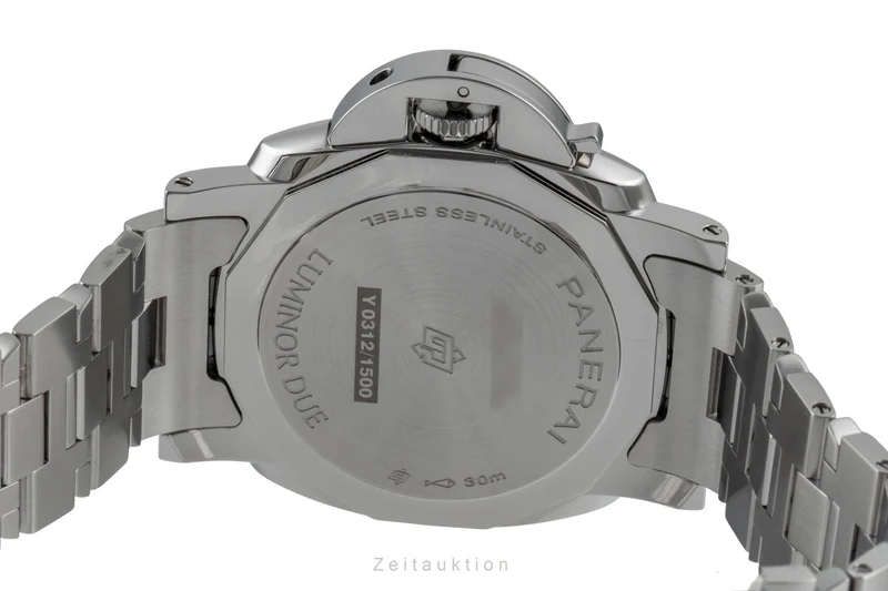 Panerai Luminor steel automatic men's watch PAM01124 LP: 8200EUR [2600528]