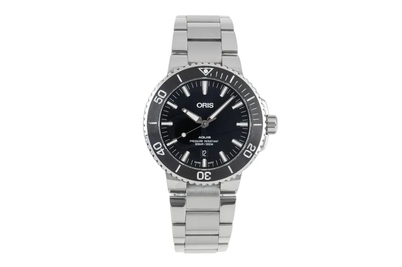 Oris Aquis Date steel automatic men's watch 01 733 7730 4154-07 8 24 05PEB LP: 2300EUR [2507497]