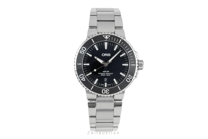 Oris Aquis Date steel automatic men's watch 01 733 7730 4154-07 8 24 05PEB LP: 2300EUR [2507497]