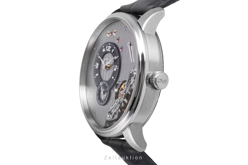 Glashütte PanoInverse XL steel manual winding men's watch 1-66-06-04-22 [2600294]