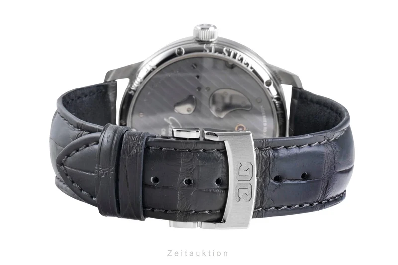 Glashütte PanoInverse XL steel manual winding men's watch 1-66-06-04-22 [2600294]