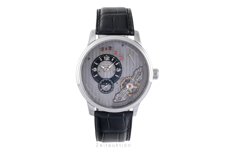 Glashütte PanoInverse XL steel manual winding men's watch 1-66-06-04-22-05 [2600159]