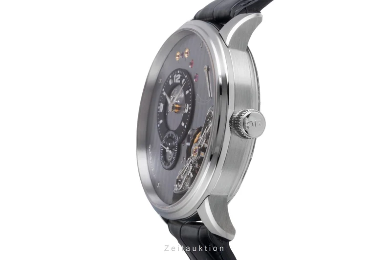 Glashütte PanoInverse XL steel manual winding men's watch 1-66-06-04-22-05 [2600159]