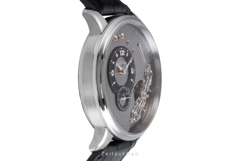 Glashütte PanoInverse XL steel manual winding men's watch 1-66-06-04-22-05 [2600159]