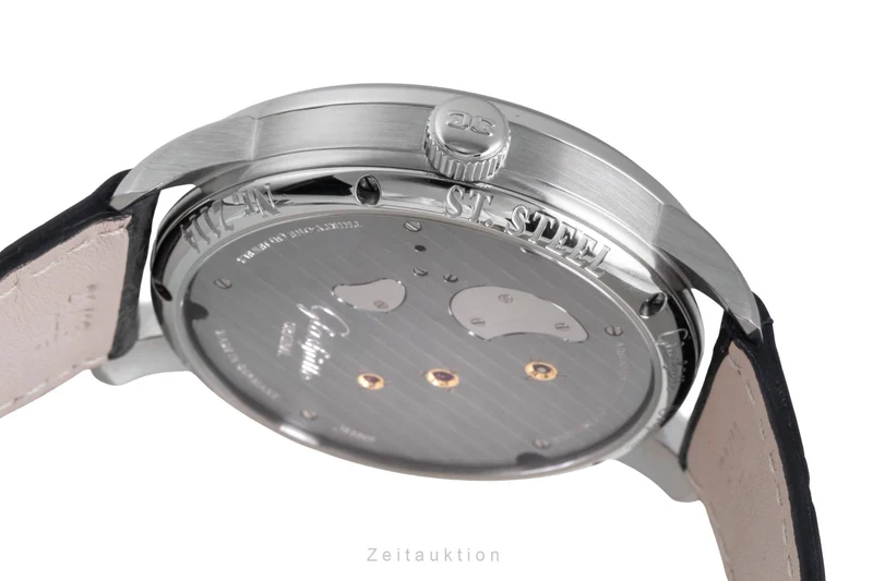 Glashütte PanoInverse XL steel manual winding men's watch 1-66-06-04-22-05 [2600159]