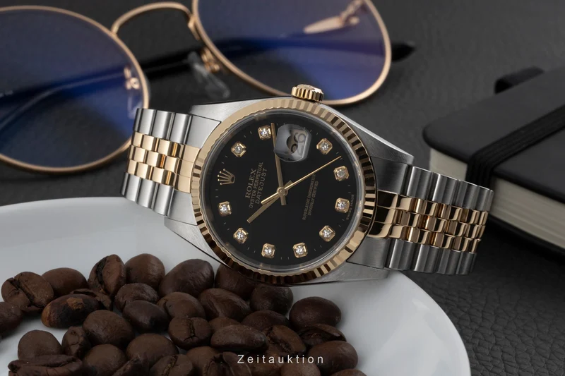 Rolex Datejust steel / gold automatic men's watch 16233 [2600533]