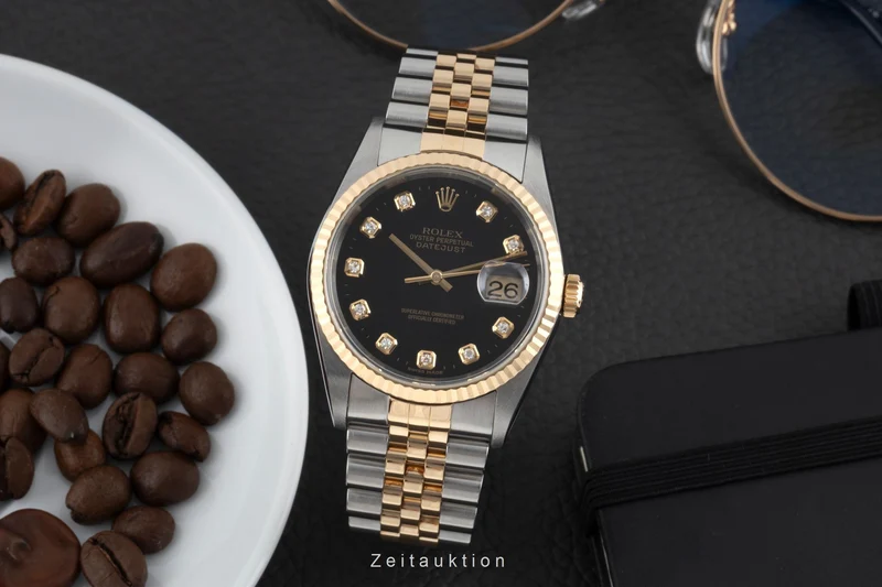 Rolex Datejust steel / gold automatic men's watch 16233 [2600533]