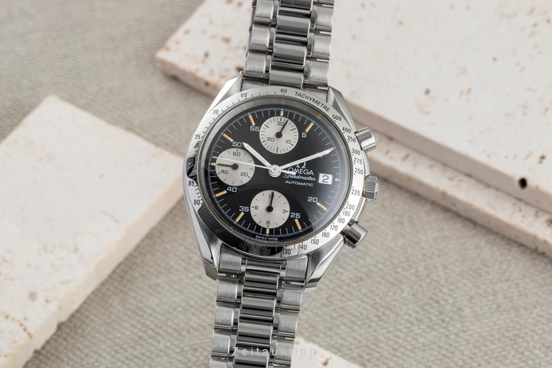 Omega Speedmaster Date chronograph steel automatic men's watch 3511.50.00 LP: 6100EUR [2506612]