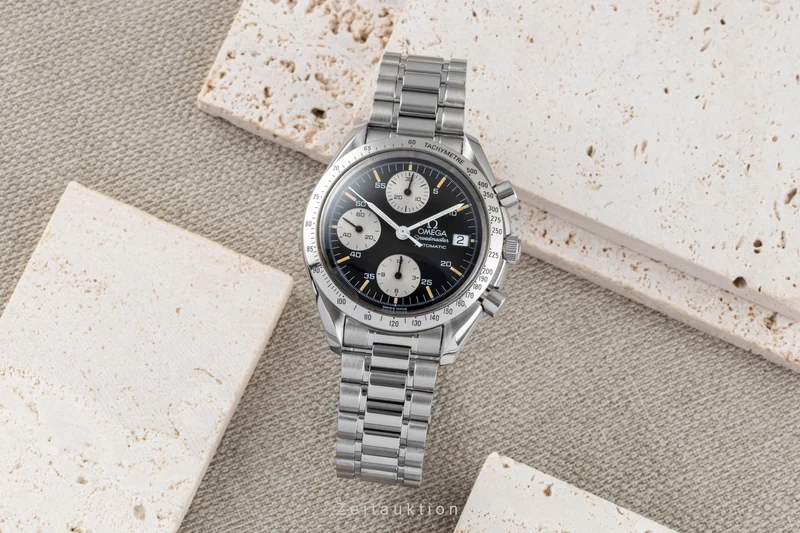 Omega Speedmaster Date chronograph steel automatic men's watch 3511.50.00 LP: 6100EUR [2506612]