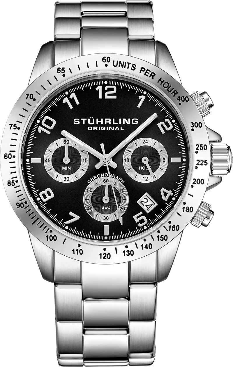 Stührling Concorso 665B Quartz 40mm Chronograph